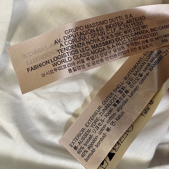 2/$20 NWT Massimo Dutti Laced Strappy Toga T-Shirt LightWeight Summer Tee - Picture 8 of 16